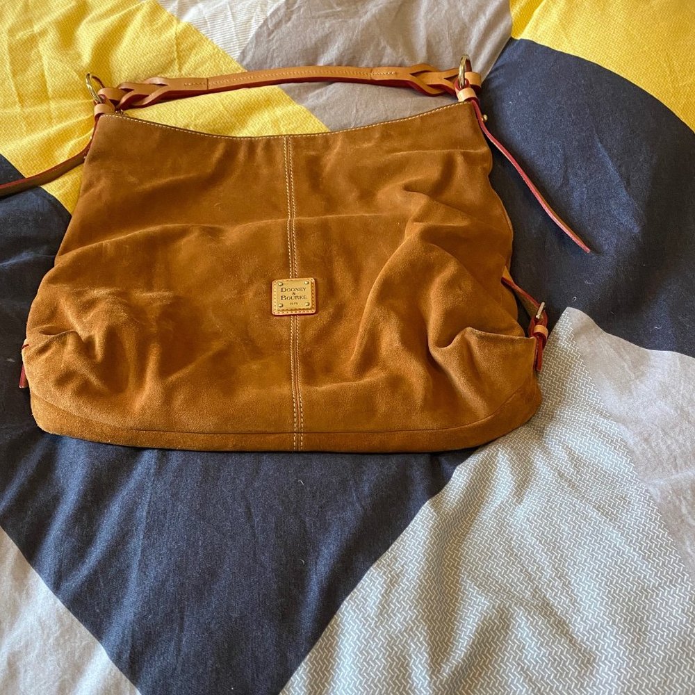 Dooney & Bourke suede leather bag
